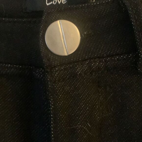 Pre Owned Women’s Love Bytes Short Shorts Black Sz XXL Casual Cute Classic Style - Picture 9 of 10